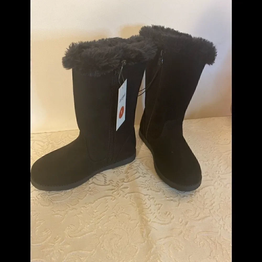 💥Cat & Jack Girls Georgeina faux suede  Boots Sizes : Various